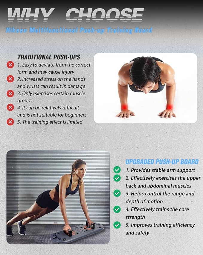 Hikeen Home Workout Equipment to Help Achieve Fitness Goals 27-in-1 Portable