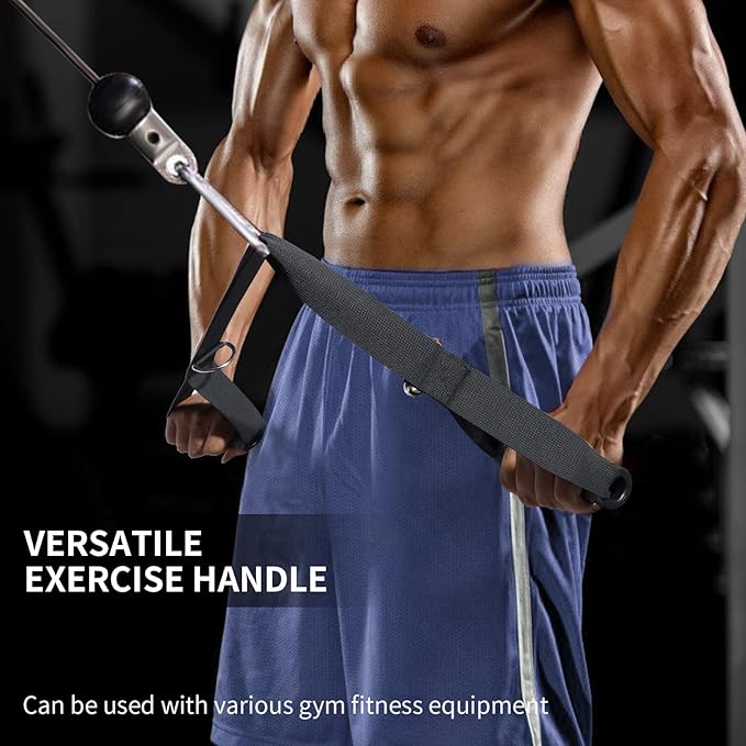 Landmine Attachment for Barbell Bar,Portable Landmine Handle Straps, T Bar Row Attachment, Fits Barbell and Cable Machine, Portable Strength Training and Home Gym Equipment
