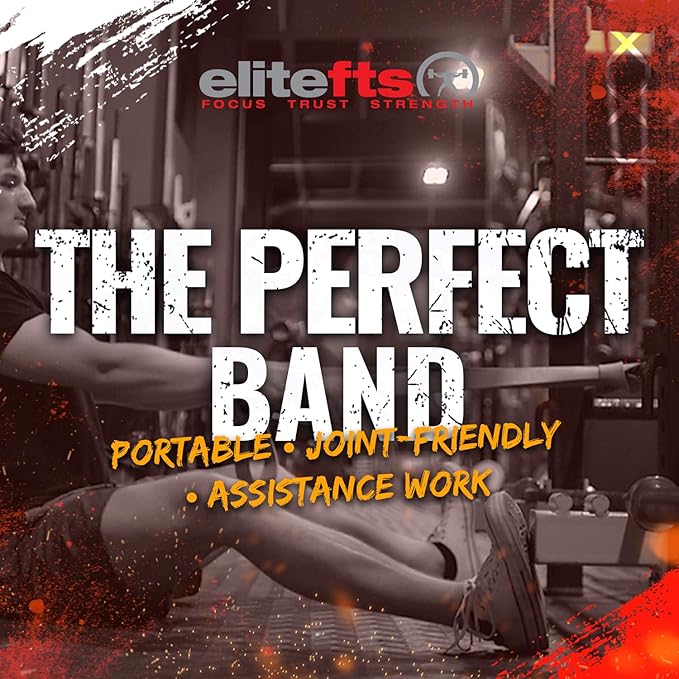 EliteFTS Pro Resistance Band - Boost Core Stability and Flexibility with This Portable, Joint-Friendly Tool