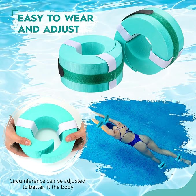 2 Pcs Foam Swim Aquatic Cuffs Equipment Water