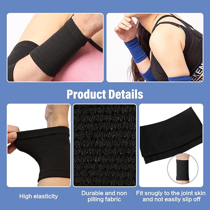 Figure 8 Fitness Resistance Band, Arm Back Shoulder Exercise Elastic Rope Stretch Fitness Band, Foot, Leg, Hand Stretcher, Arm Exerciser for Yoga Pilates Stretching Physical Therapy(Purple and Blue