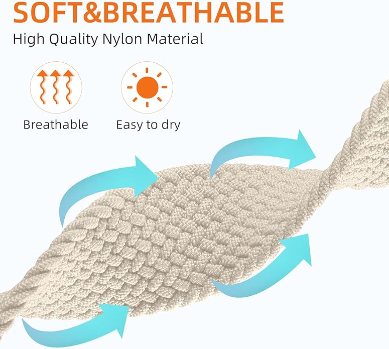 Braided Solo Loop Bands Compatible with Fitbit Sense/Versa 3 Smart Watch for Women Men, Breathable Stretchable Sport Wristband for Fitbit Sense/Versa 3 Women Men