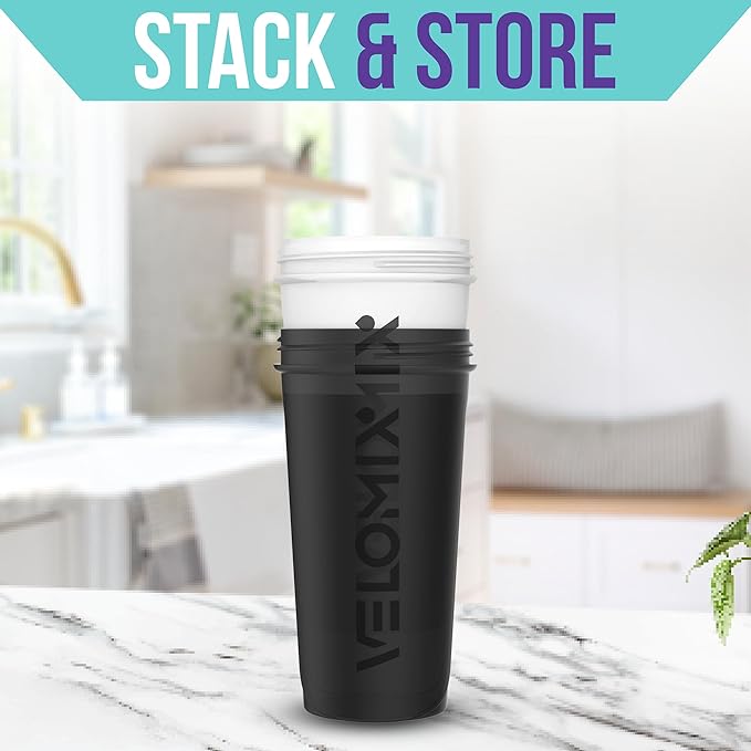 '-2 Pack- 14 oz Protein Shaker Bottles for Protein Mixes - 2x Wire Whisk | Leak Proof Shaker Cups for Protein Shakes and Pre Workout | Protein Shaker Bottle Pack | Protein Mixer Cup