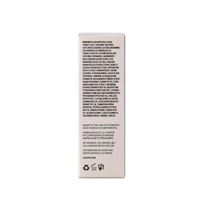 goop Beauty Peptide Serum |Reduces Fine Lines, Wrinkles, & Dark Spots | Peptides, Ceramides, & Niacinamide | Anti Aging Treatment to Improve Firmness & Elasticity | 1 fl oz