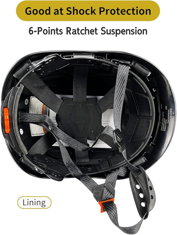 Forestry Safety Helmet with Build-in Visor Mesh Face Shield Ear Muffs 4 in 1 Chainsaw Safety Hard Hats