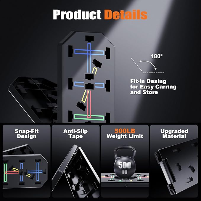 LALAHIGH Push Up Board 18 in 1 Push
