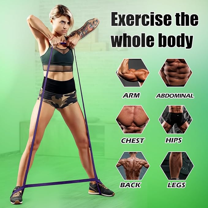 WHATAFIT Resistance Bands, Pull Up Assistance Bands, Exercise Bands, Workout Bands Set for Men and Women Home Fitness, Body Stretching, Strength Training, Physical Therapy