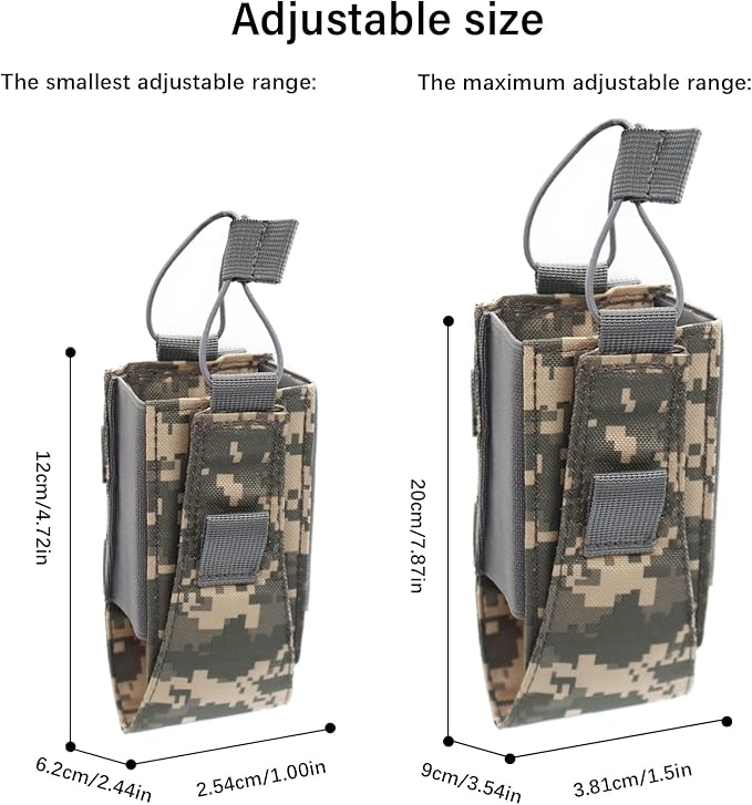 1000D Nylon Tactical Radio Holder Radio Case Radio