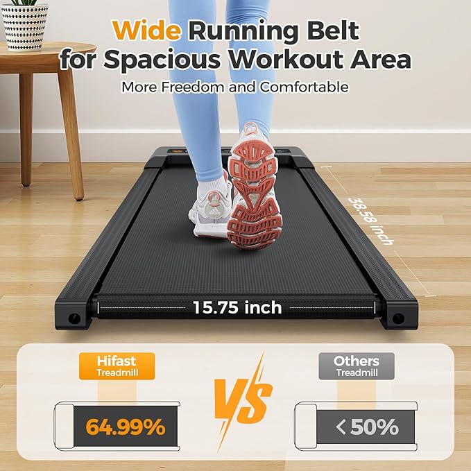 Walking Pad Treadmill, 3 in 1 Foldable Under Desk Treadmills for Home Office, Small Walking Pad with Incline Handle Bar, 300lbs Capacity 2.5HP Portable Running Machine with APP Remote Control