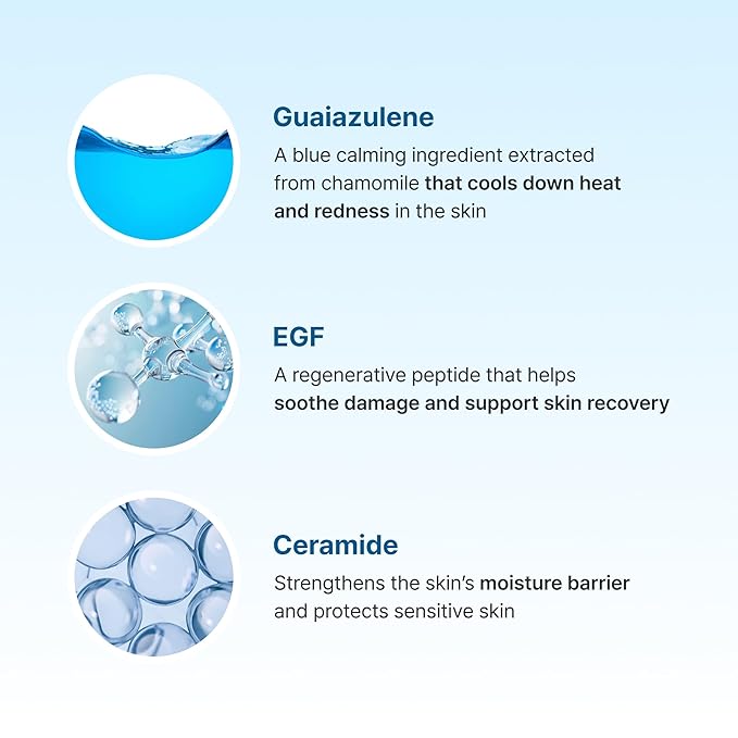 DearKlairs Midnight Blue Calming Cream – Soothing Face Moisturizer for Oily & Sensitive Skin, Redness Relief & Hydrating, Lightweight Texture, 2 Fl Oz