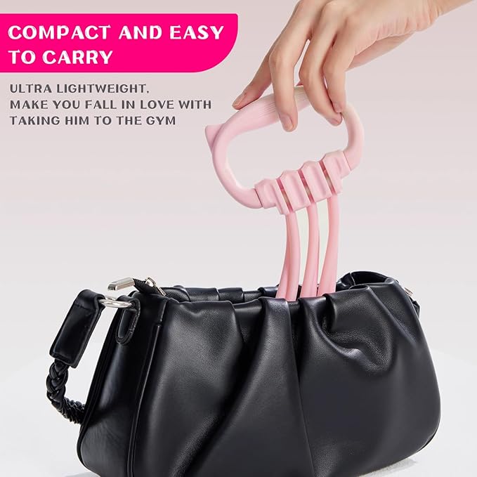 Resistance Bands with Handles, Single Resistance Bands, Exercise Bands with Comfortable Handles, Resistance Training, Physical Therapy, Home Workouts, Fitness, Pilates