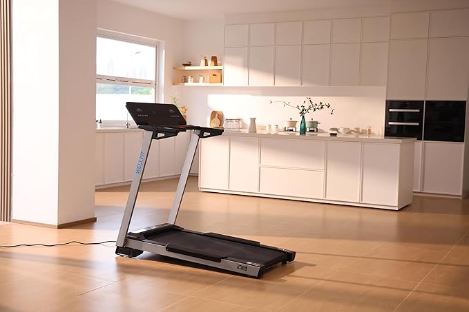 WELLFIT Treadmill for Home, 2 Level Incline Heavyduty Treadmill with Pulse Sensor, 4.0 HP, 1.0-10.0 MPH, 450/360 lbs Capacity, Large Running Area Treadmills with Bluetooth Player & LED Display