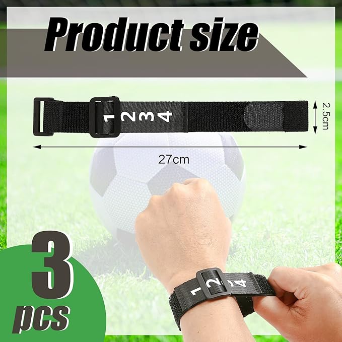 Football Referee Gear 3Pcs Football Down Indicator Football