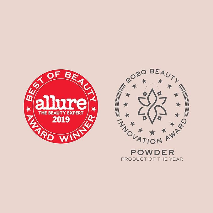 Jouer Soft Focus Hydrate & Setting Powder - Pressed Powder with Matte Finish - Blurring Powder for Fine Lines and Pores - Set Face Makeup Foundation or Concealer - Dark