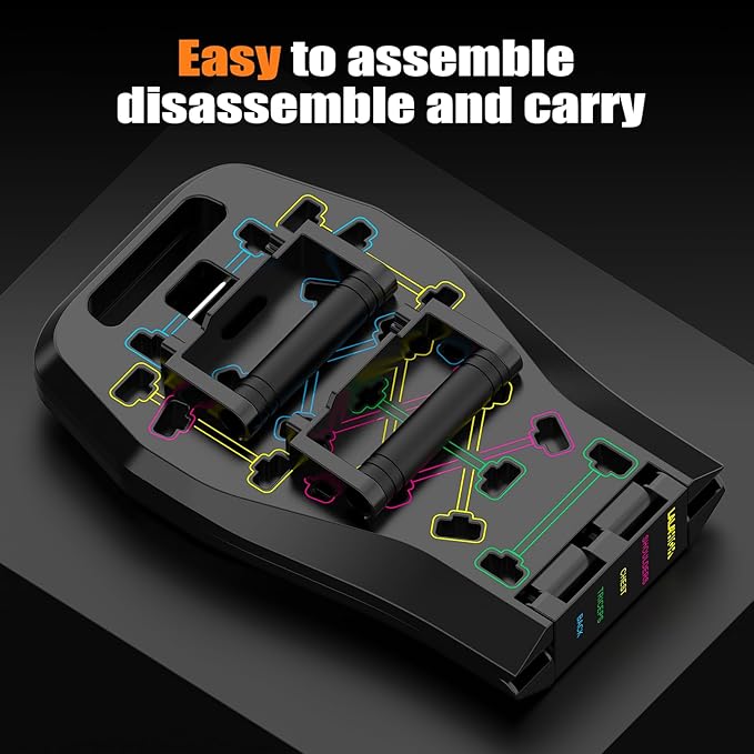 LALAHIGH Portable Push Up Board