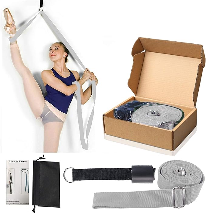 Leg Stretcher, Door Flexibility & Stretching Leg Strap - Great for Ballet Cheer Dance Gymnastics or Any Sport Leg Stretcher Door Flexibility Trainer Premium Stretching Equipment
