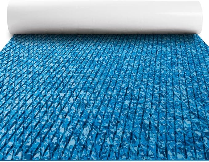 FOCEAN Boat Flooring EVA Foam Boat Decking Faux Teak Marine Flooring Boat Mat Boat Carpet Sheet for Motorboat RV Yacht Kayak Surfboard, 94.5"x 47.2"/35.4"/23.6"/15.7"