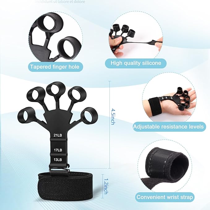 10 Pack Grip Strength Trainer Kit