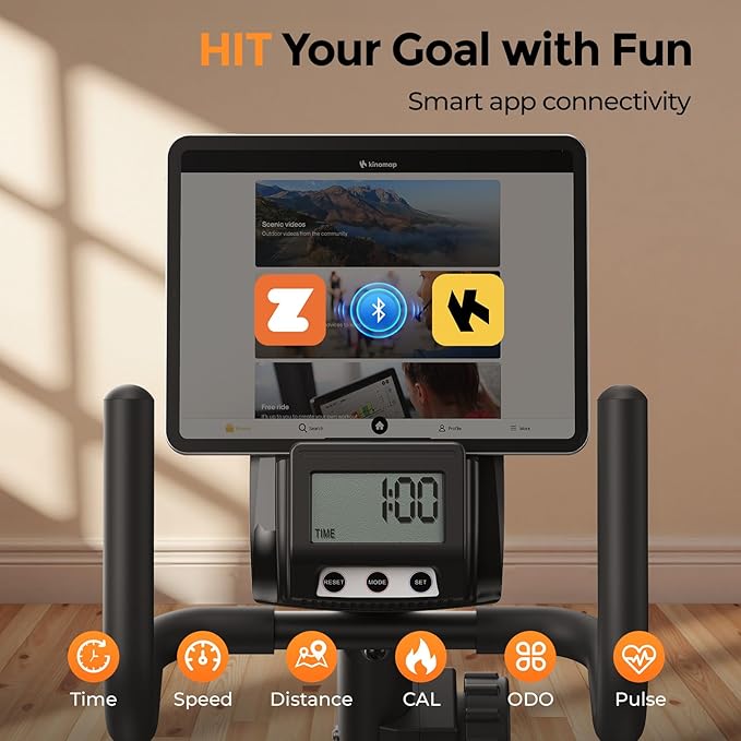 YOSUDA Recumbent Exercise Bike for Home,Magnetic Staionary Bike for Seniors/Adults with Adjustable Seat, 350LB Capacity, 16-level Resistance, LCD Monitor & Pulse Sensors