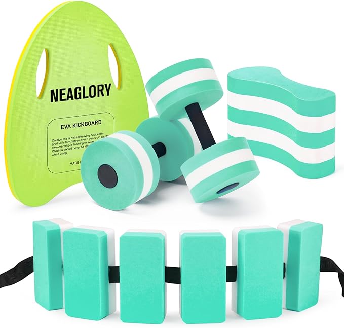 NEAGLORY 5 Pieces Water Aerobics Set Aquatic Exercise