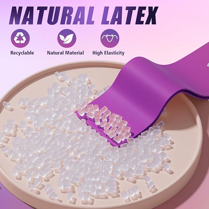 WHATAFIT Resistance Bands, Exercise Bands,Resistance Bands for Working Out, Work Out Bands with Handles for Men and Women Fitness, Strength Training Home Gym Equipment