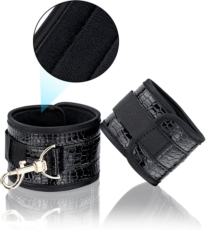 6pcs Black PU Adjustable Straps Sports Training Fitness Gear Home Yoga Set