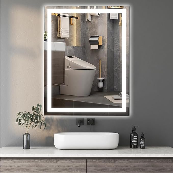 Led Mirror for Bathroom with Lights Mirror Large 36X28 inch