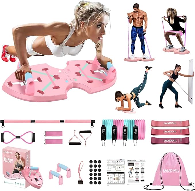 LALAHIGH Portable Home Gym System for Men and 20 Fitness