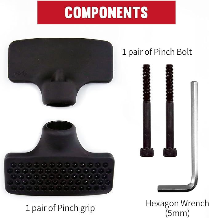 GD Pinch Grip for GD IRON GRIP EXT model, Finger Strengthener Hand Grip Exerciser Strengthener Premium Adjustable Hand Gripper for Climber