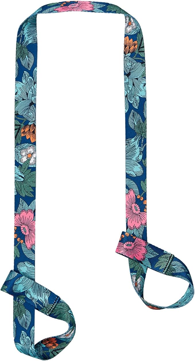 ZOOEASS Yoga Mat Strap, Adjustable Durable Yoga Mat Carrier & Stretching Strap, Multiple Color Choices