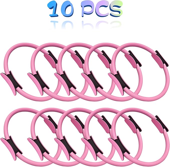 10 pcs Recovery-Boosting Pilates Ring Circle - 15