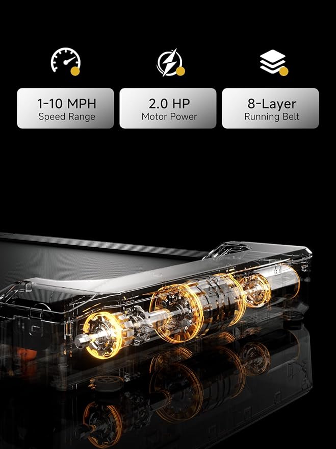 WALKINGPAD X Series Folding Treadmills for Home, Smart Vertical Fold, LED Display with Rotary Control, No Assembly