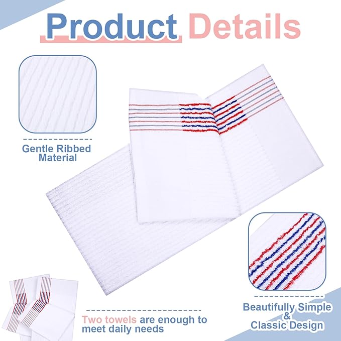 Mixweer Caddy Golf Towel 22" x 42" Large Caddy Towel Camping Sport Towels Cotton Soft Towels for Man Golf Lovers