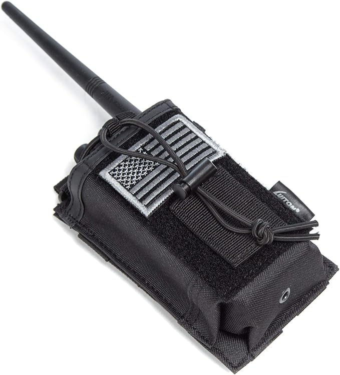 2 Pack Tactical Radio Holder Radio Case Molle 3 Pack