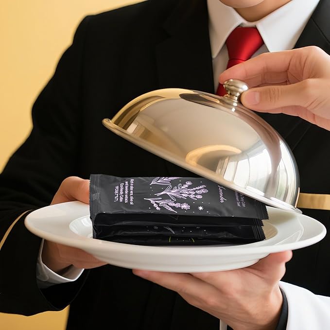 Moist Cotton Towel Bulk Moist Towelettes Individually Wrapped 8.7" x 8.7",White Towel Services,Refreshment Pre Moistened Towels Lavender, Lemon and Mint for Sport Party Spa (pack of 60)