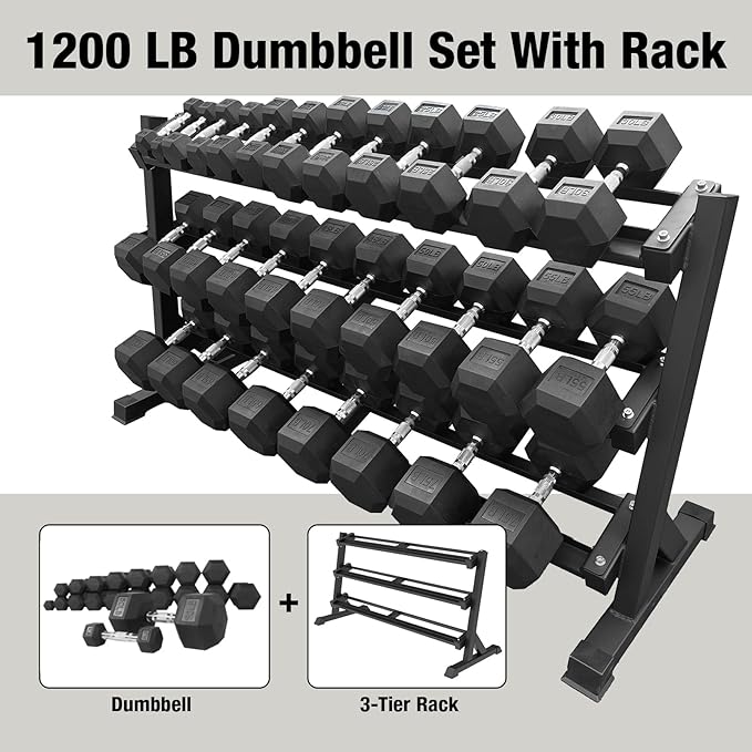 550 lbs 1200lbs 2100 lbs Dumbbells Weight Set, Hex Dumbbell Sets, Gyms Weights Dumbbells Sets, Weight Set for Home Gym, Strength Training, Fitness Center Equipment