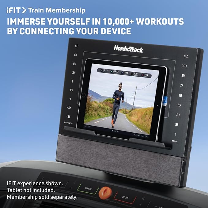 NordicTrack Commercial Series: Premium Foldable Treadmills, Incline & Decline, iFIT Membership Required to Access iFIT Content & Features