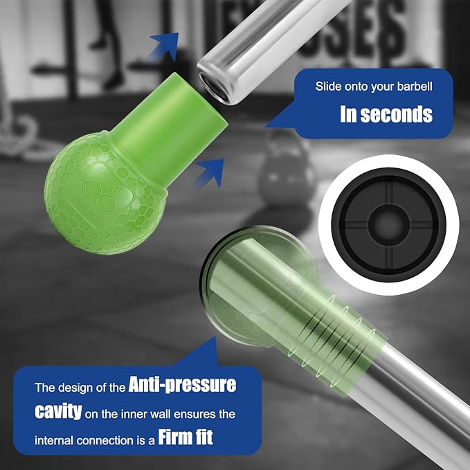 Landmine Attachment for Barbell, T Bar Row Attachment Fits 2 Inch Olympic Bars,Barbell Landmine Attachment for Press, Row, Spin, Split Squats