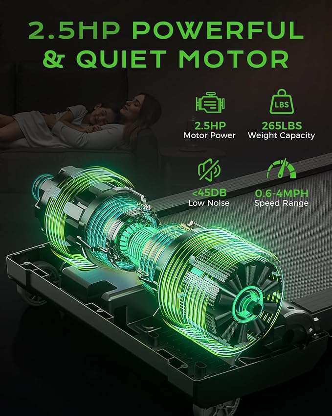 Walking Pad with Incline, BestGod Treadmills for Home 330lbs Capacity Walking Pad Treadmill Portable Under Desk Treadmill, 2.5HP Compact Treadmills Walk Pad with Remote Control