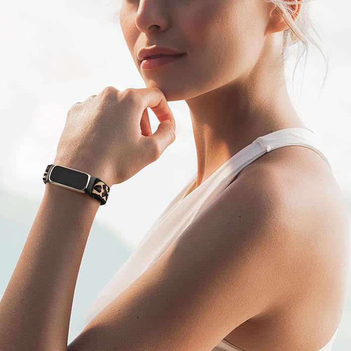 2 Pack Adjustable Elastic Bands for Fitbit Luxe Bands