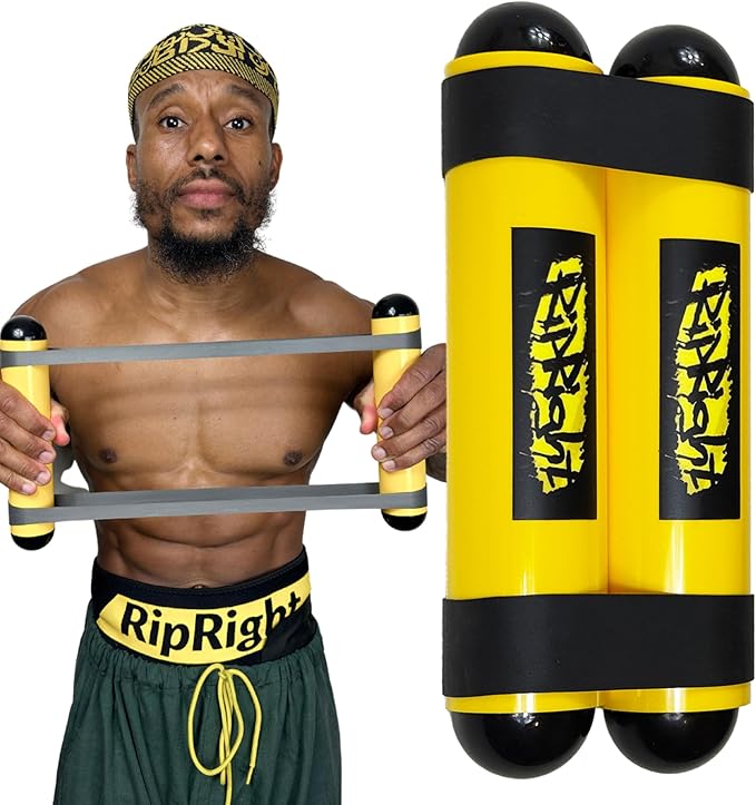 Premium RipStick Pillz, Workout Equipment for Joint Rehab, Shoulder Strength, Resistance Training, and Muscle Building, with 6 Adjustable Resistance Bands