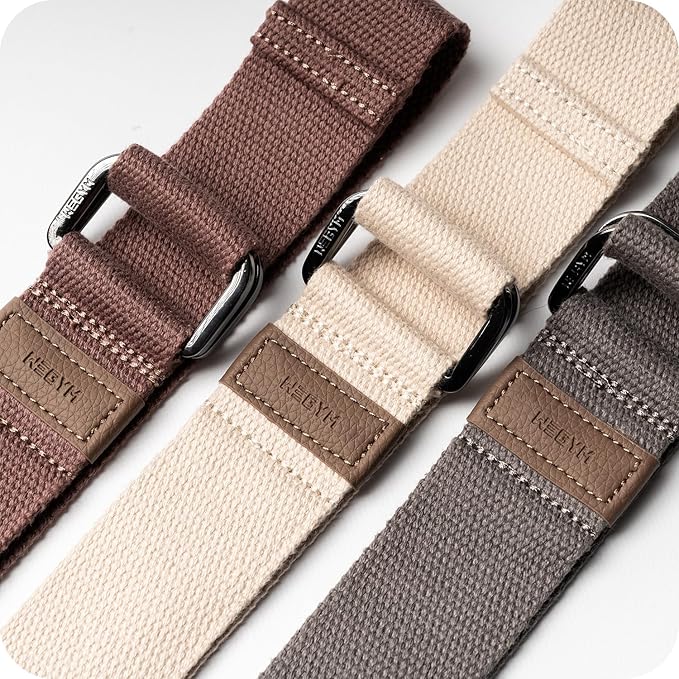 Fitness Yoga Strap, Soft Cotton Workouts Unisex Yoga Straps, Stretch Bands for Exercise and Flexibility, Yoga Belt for Fitness, Yoga, Pilates