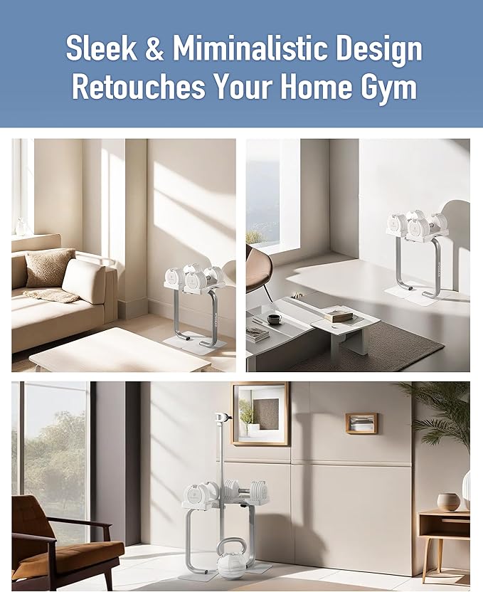 Adjustable Dumbbell – 12.5/25lb Single Unit OR Set of 2 – 5-in-1 Adjustable Weight for Home Gym, Strength Training & Fitness Workouts, White OR Black