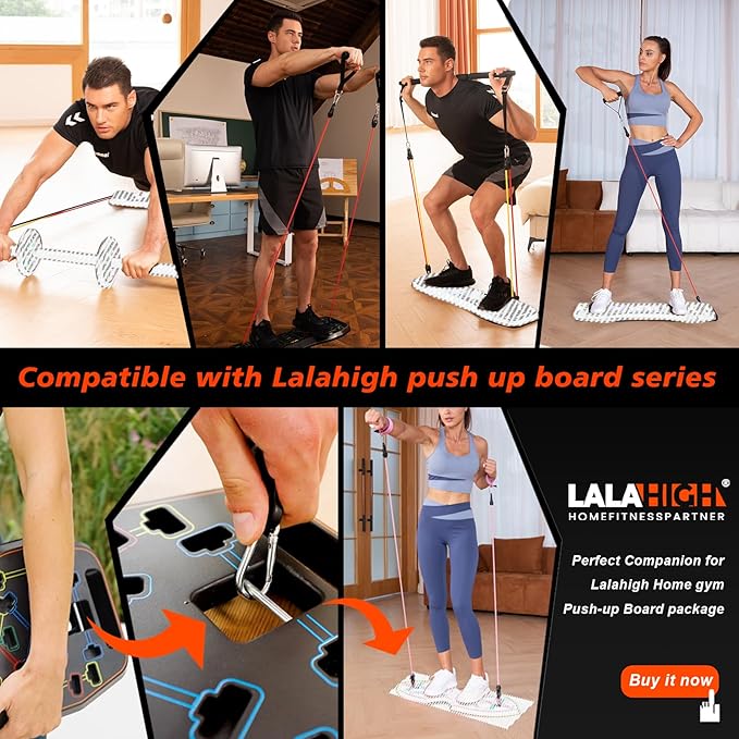 LALAHIGH Portable Home Gym System for Men and 20 Fitness