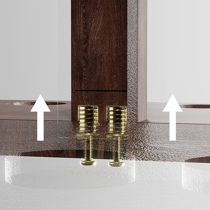 360 Degree Rotating Pool Stick Holder, Pool Cue Holders for Billiard Room, Floor Stand Billiard Cue Rack up to 16 Sticks, Natural Wood Pool Cue Equipment Storage Organizer, Billiard Gifts for Men