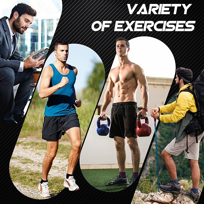 Gonii men ankle socks for men athletic running Cushion Quarter Socks 5 Pairs