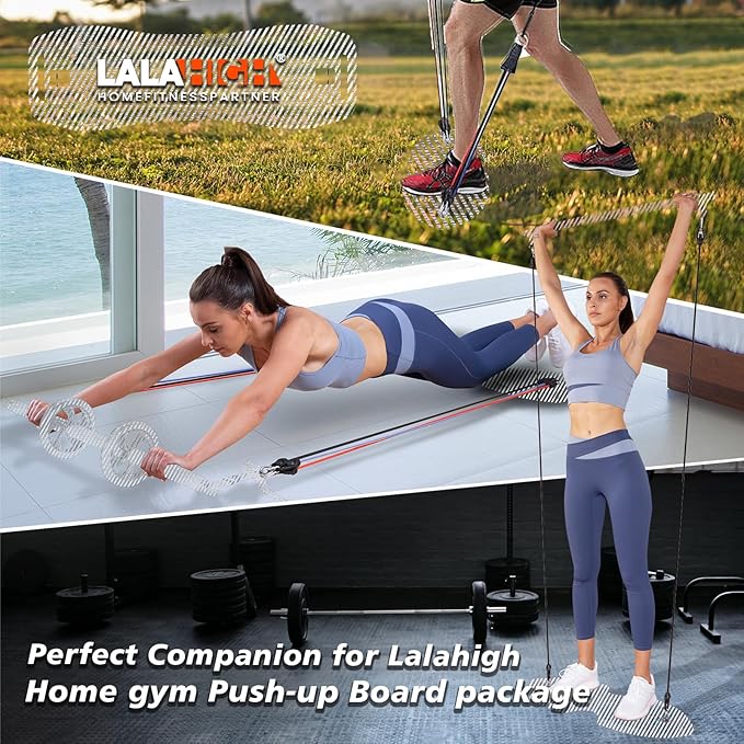LALAHIGH Portable Home Gym System for Men and 20 Fitness