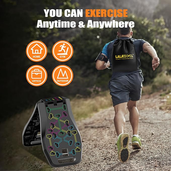 LALAHIGH Portable Push Up Board