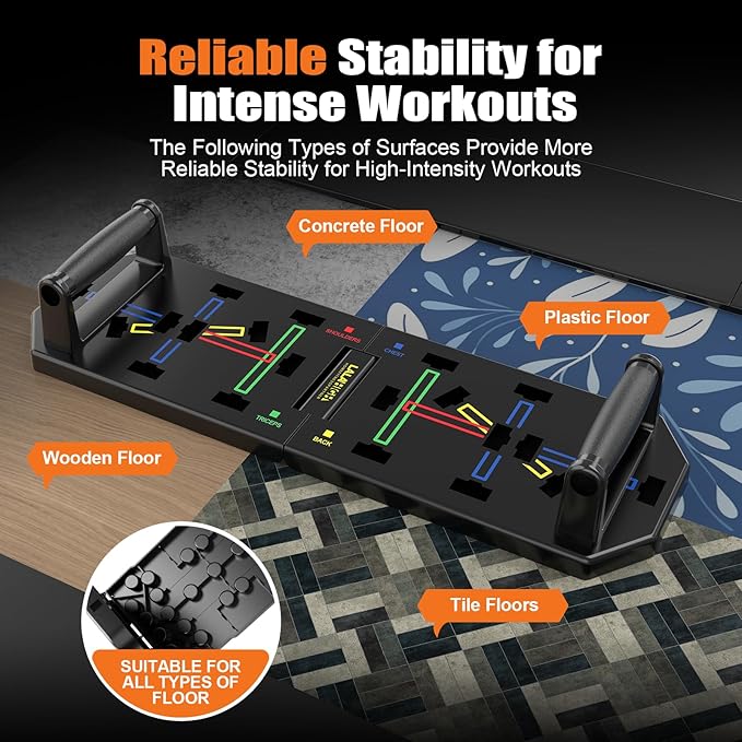 LALAHIGH Push Up Board 18 in 1 Push