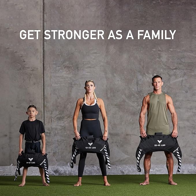 Elite Sports Bulgarian Canvas Bag, Fitness Canvas MMA Gym Cross Workout Training Sandbag 17, 25, 33, 45 lbs (UNFILLED)